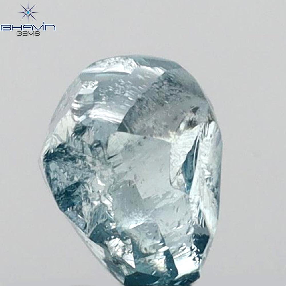 0.49 CT ラフシェイプ ナチュラル ダイヤモンド ピンク色 I3 クラリティ (4.90 MM)