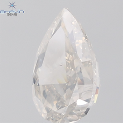 2.50 CT Pear Diamond Natural White Color SI2 Clarity (11.29 MM)