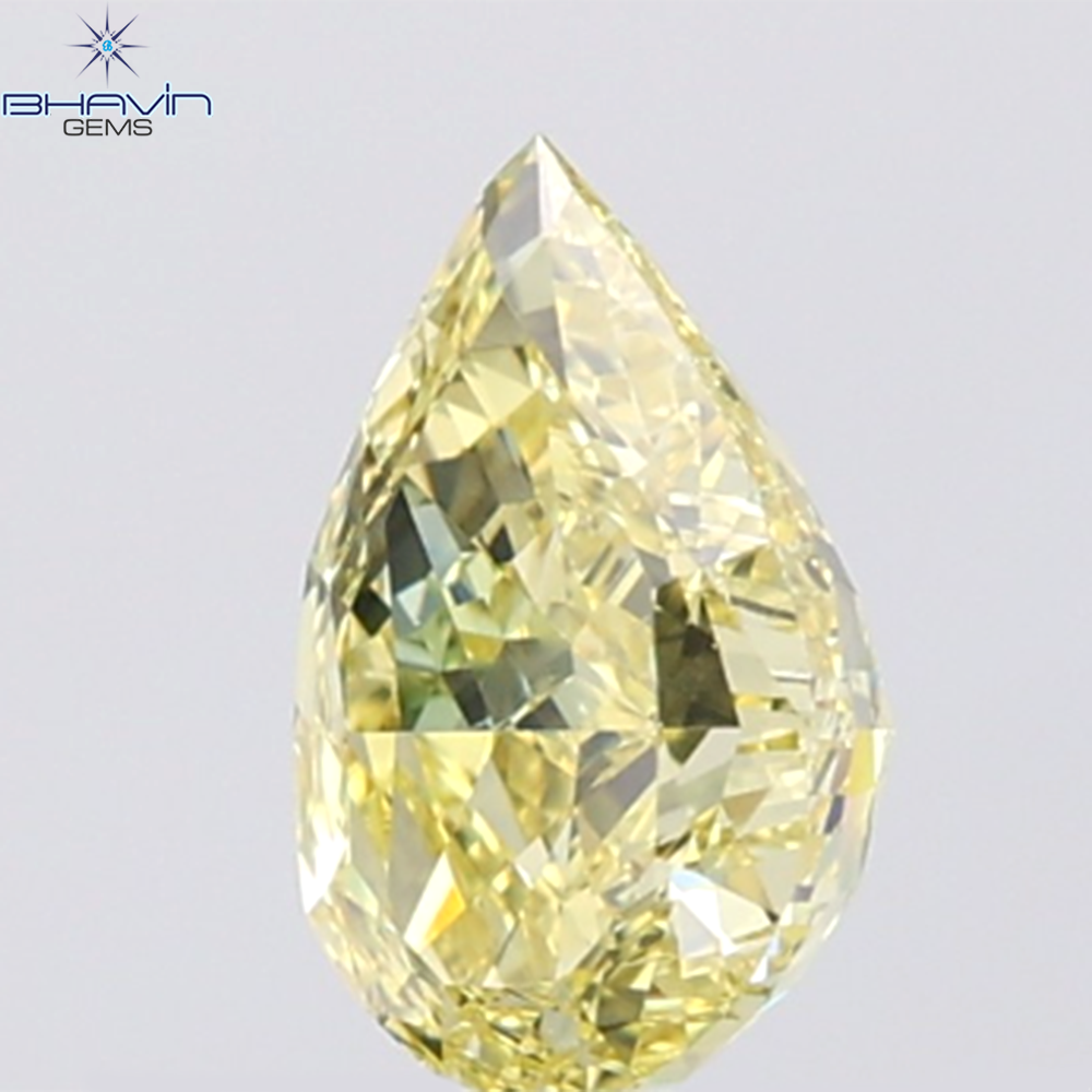 GIA認定 1.27 CT クッションダイヤモンド イエローカラー 天然ダイヤモンド VS1 クラリティ (5.97 MM)