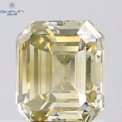 GIA認定 1.27 CT クッションダイヤモンド イエローカラー 天然ダイヤモンド VS1 クラリティ (5.97 MM)