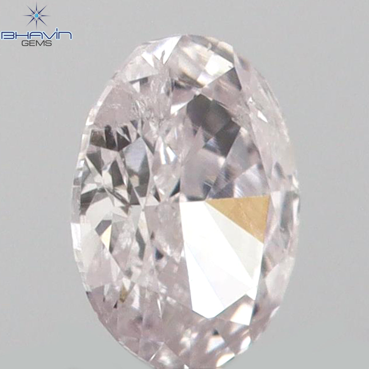 0.09 CT Natural Oval Diamond Pink Color Clarity SI2 (3.31 MM)