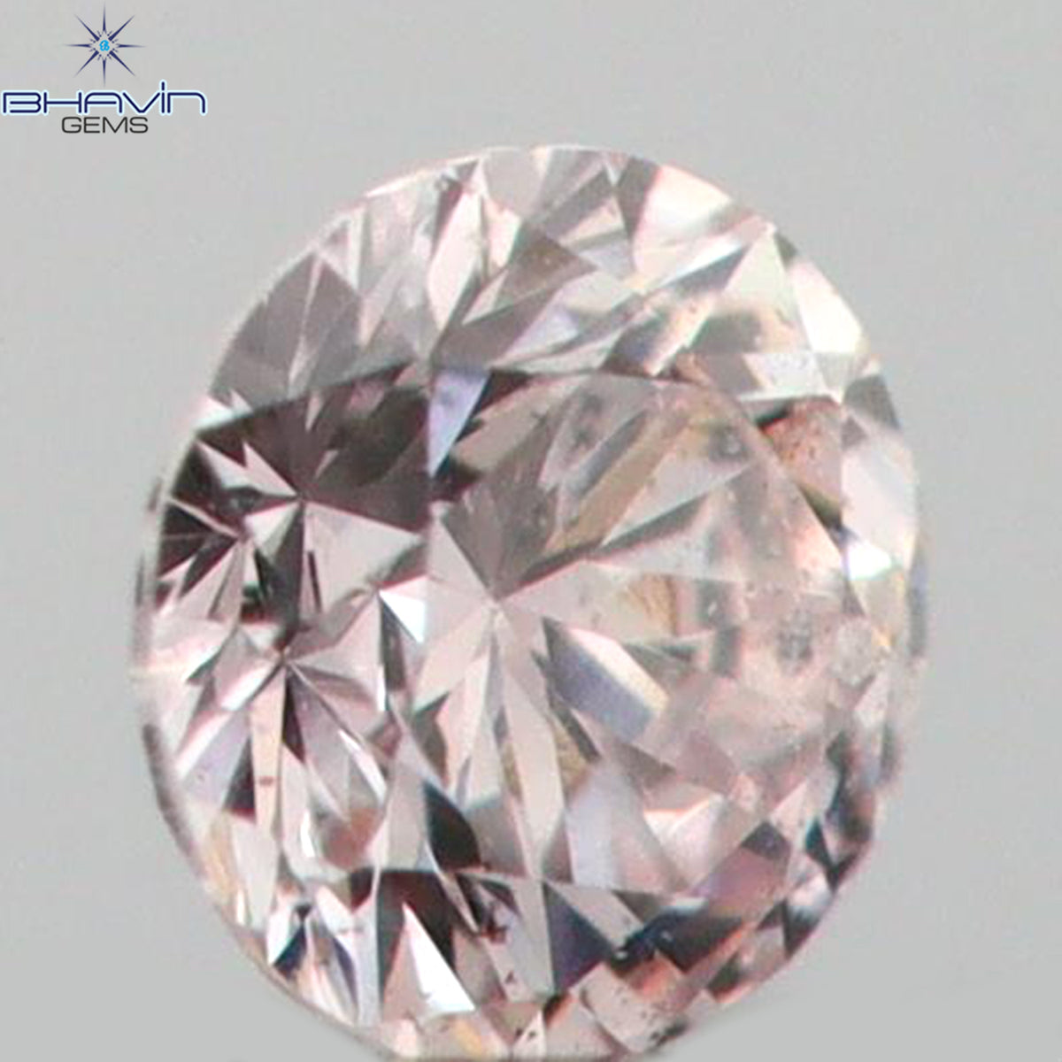 0.03 CT Natural Round Diamond Pink (Argyle) Color Clarity VS2 (1.97 MM)