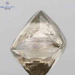 1.21 CT Rough Shape Natural Diamond Brown Color VS2 Clarity (4.80 MM)