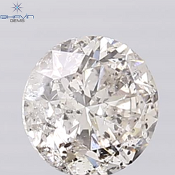 0.90 CT Round Shape Natural Diamond White Color I2 Clarity (6.07 MM)