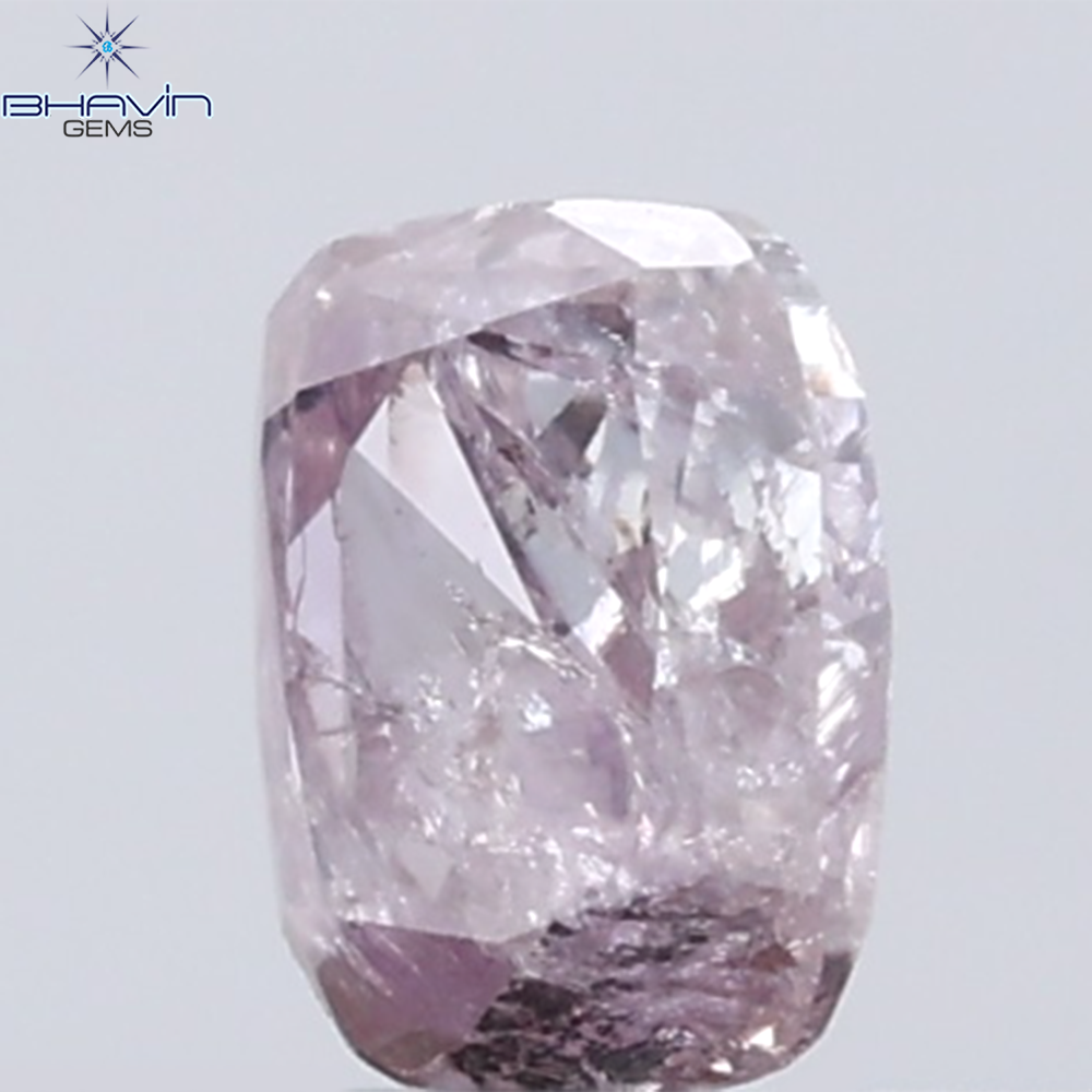 0.29 CT Cushion Diamond Natural Pink Color I3 Clarity (4.22 MM)