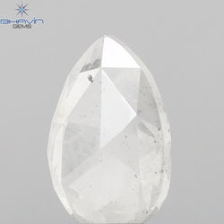 0.71 CT Pear Shape Natural Diamond White Color I2 Clarity (7.55 MM)