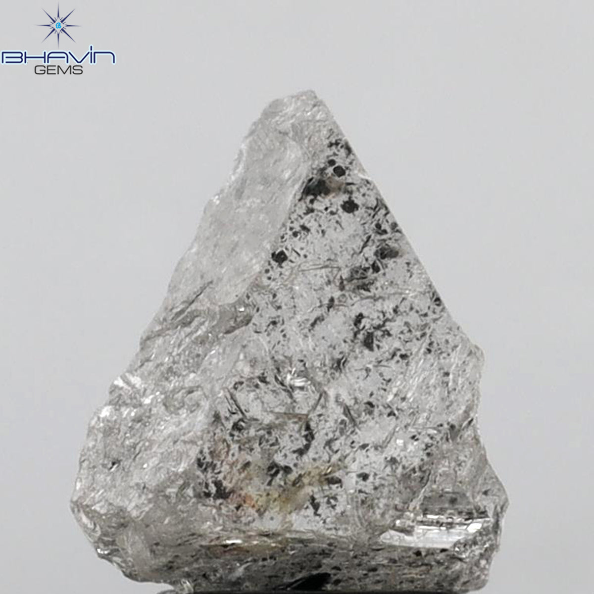 0.49 CT ラフシェイプ ナチュラル ダイヤモンド ピンク色 I3 クラリティ (4.90 MM)