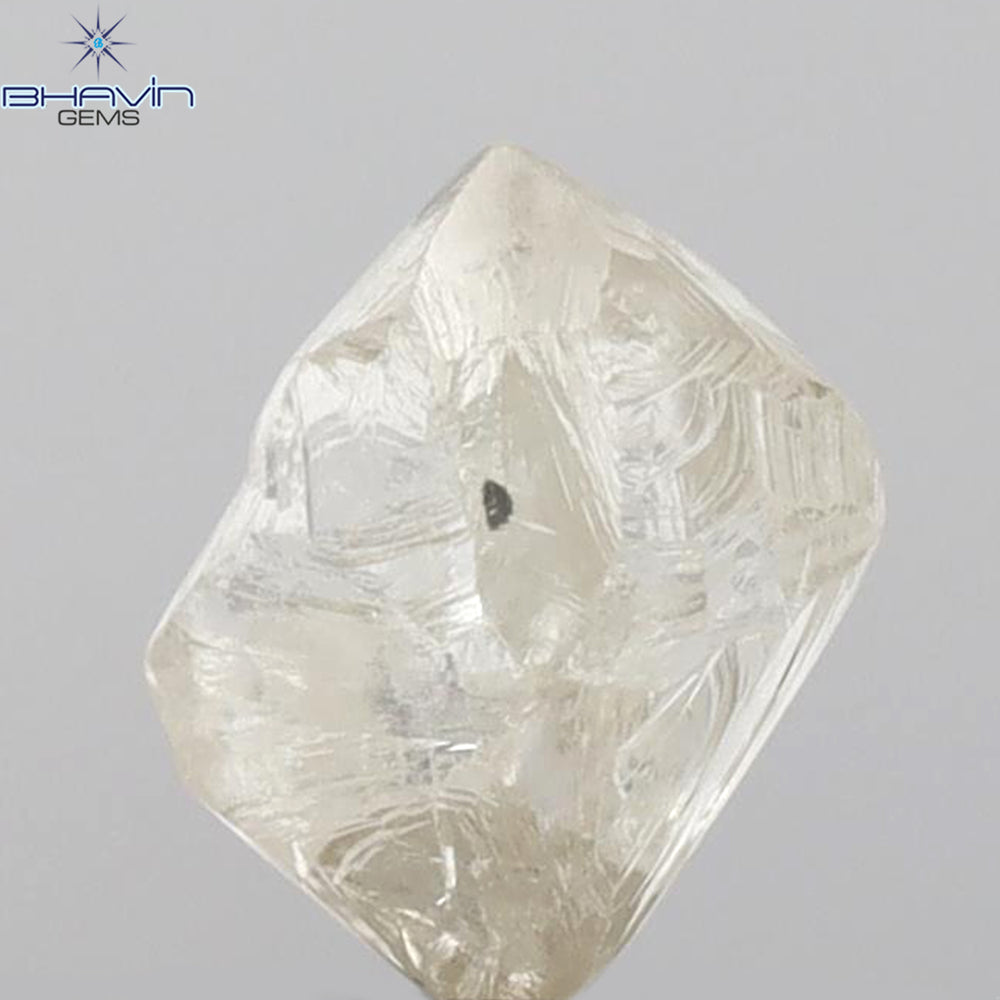 0.90 CT ラフ シェイプ ナチュラル ダイヤモンド ホワイト カラー VS1 クラリティ (5.95 MM)