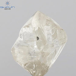 0.90 CT ラフ シェイプ ナチュラル ダイヤモンド ホワイト カラー VS1 クラリティ (5.95 MM)