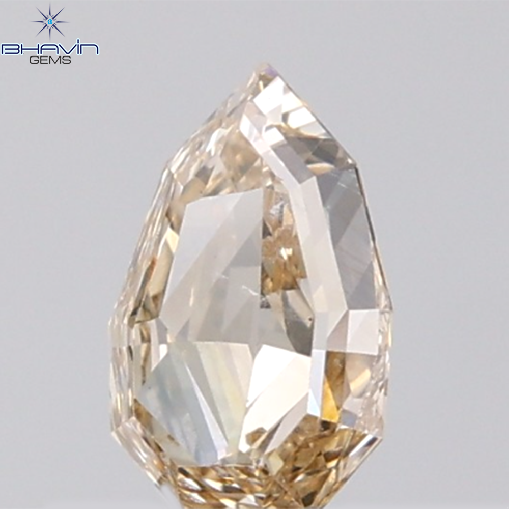 1.01 CT Shield Natural Brown Diamond SI2 Clarity (7.55 MM)