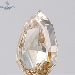 1.01 CT Shield Natural Brown Diamond SI2 Clarity (7.55 MM)