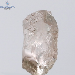 1.31 CT Rough Shape Natural Diamond Brown Color VS Clarity (7.87 MM)