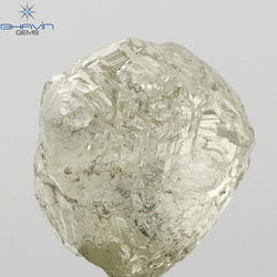 4.49 CT Rough Shape Natural Diamond Yellow Color I3 Clarity (8.93 MM)