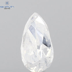 0.31 CT Pear Shape Natural Diamond White Color I1 Clarity (5.60 MM)