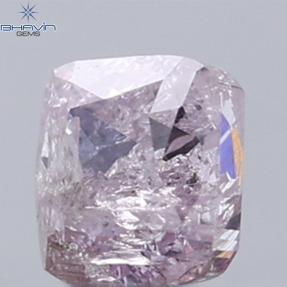 0.20 CT Radiant Diamond Natural Pink Color I3 Clarity (3.06 MM)