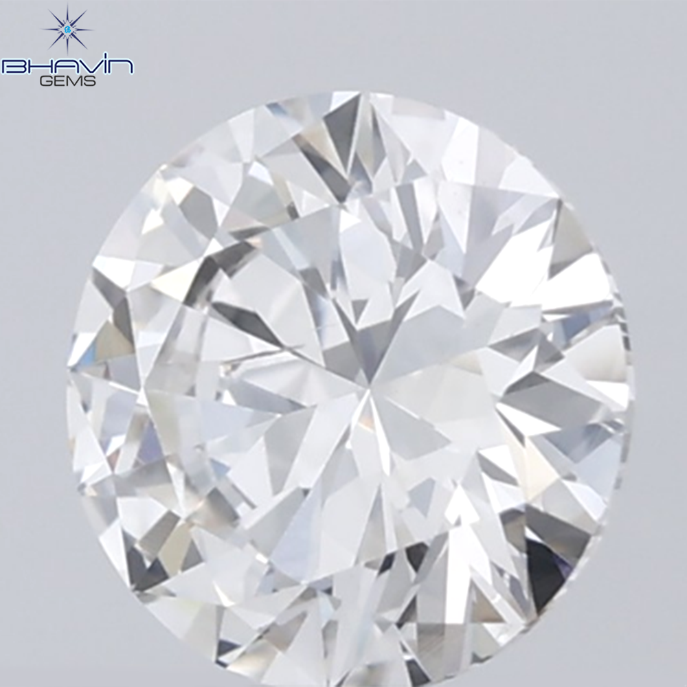 0.51 CT Round Shape Natural Diamond White Color SI Clarity (5.19 MM)