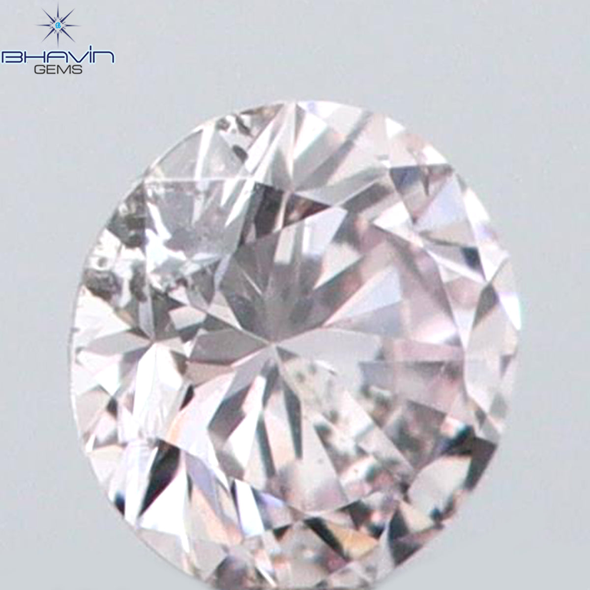 0.03 CT Round Shape Natural Diamond Pink Color SI1 Clarity (1.71 MM)