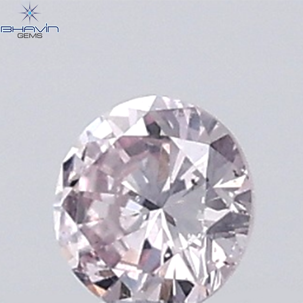 0.03 CT Round Natural Diamond Pink (Argyle) Color VS-SI Clarity