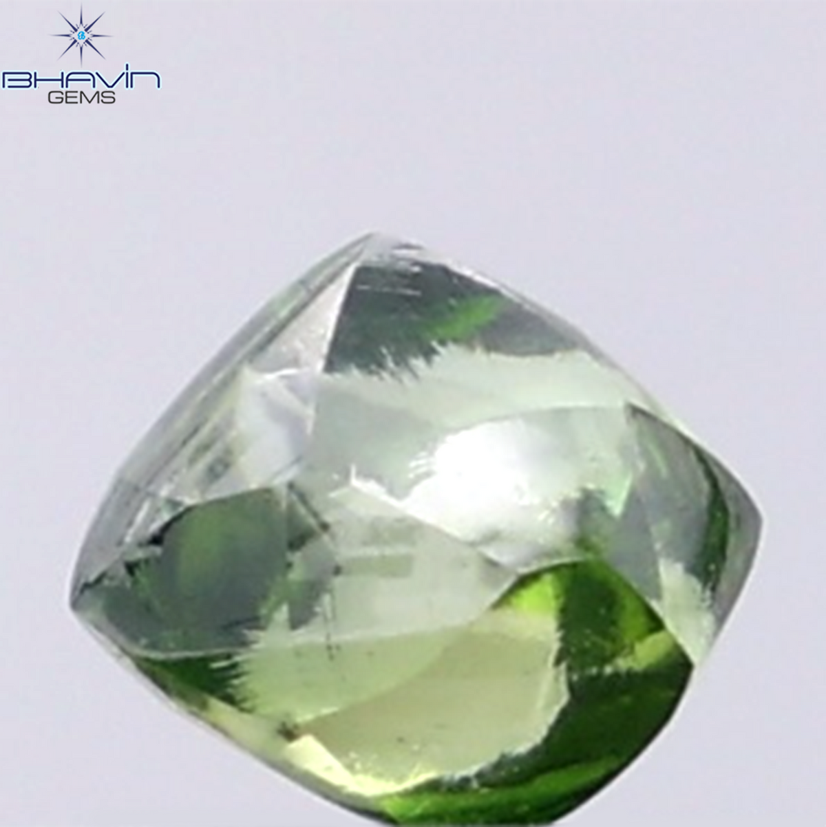 0.49 CT ラフシェイプ ナチュラル ダイヤモンド ピンク色 I3 クラリティ (4.90 MM)