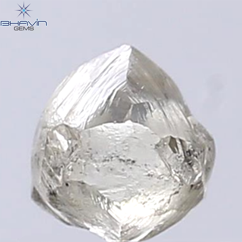 1.12 CT Rough Shape Natural Diamond Brown Color SI2 Clarity (5.40 MM)