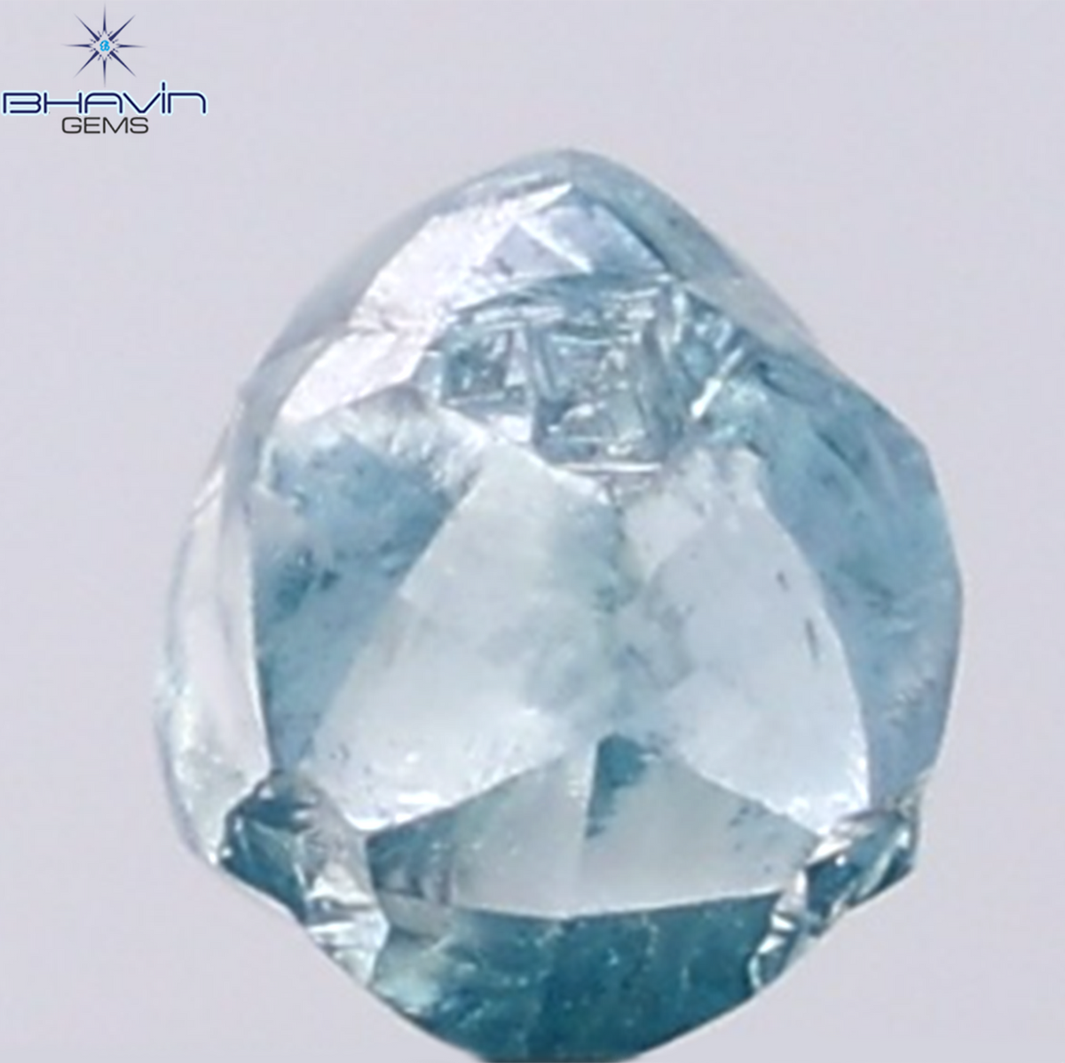0.49 CT ラフシェイプ ナチュラル ダイヤモンド ピンク色 I3 クラリティ (4.90 MM)