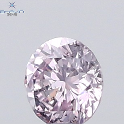 0.03 CT Round Natural Diamond Pink (Argyle) Color SI2 Clarity