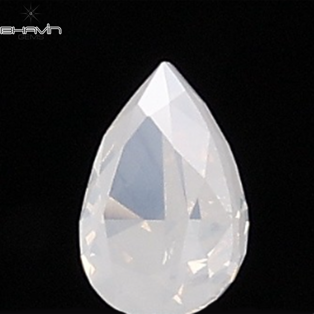 0.30 CT Pear Diamond Natural White Color VS1 Clarity (5.13 MM)