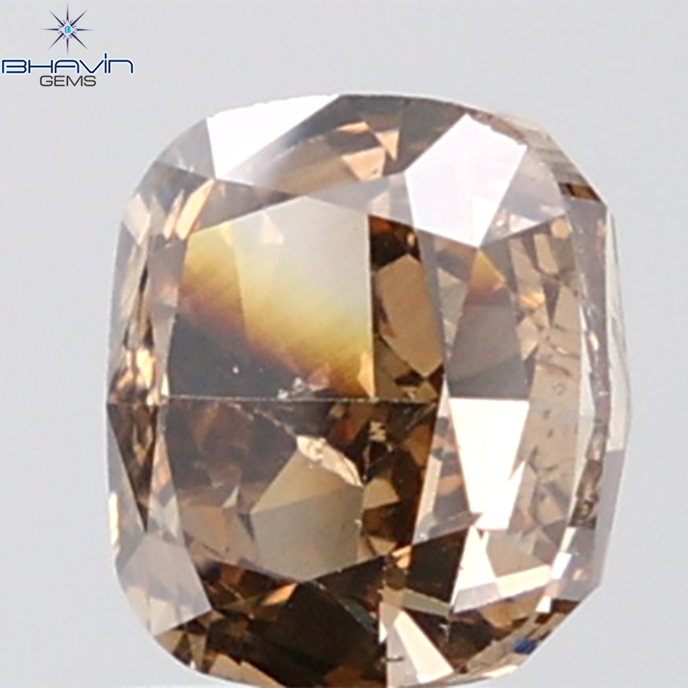 GIA認定 1.27 CT クッションダイヤモンド イエローカラー 天然ダイヤモンド VS1 クラリティ (5.97 MM)