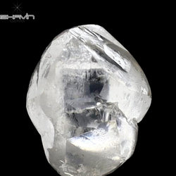 0.98 CT Rough Shape Natural Diamond White Color SI1 Clarity (5.90 MM)