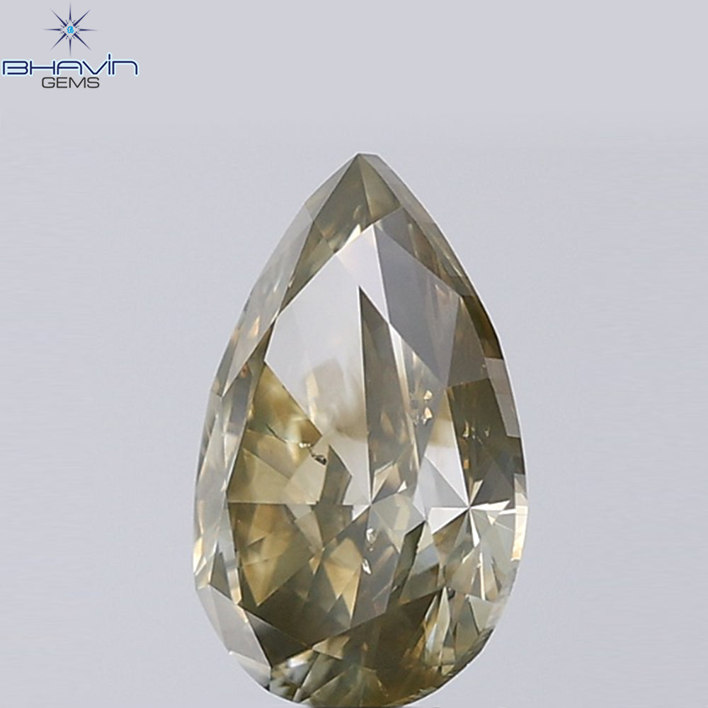 0.19 CT ラディアント シェイプ ナチュラル ダイヤモンド イエロー カラー VS1 クラリティ (3.95 MM)