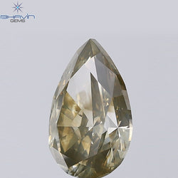 0.19 CT ラディアント シェイプ ナチュラル ダイヤモンド イエロー カラー VS1 クラリティ (3.95 MM)
