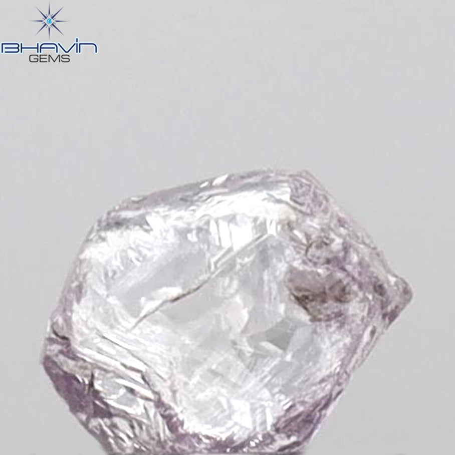 0.18 CT Rough Shape Natural Diamond Pink Color VS2 Clarity (3.83 MM)