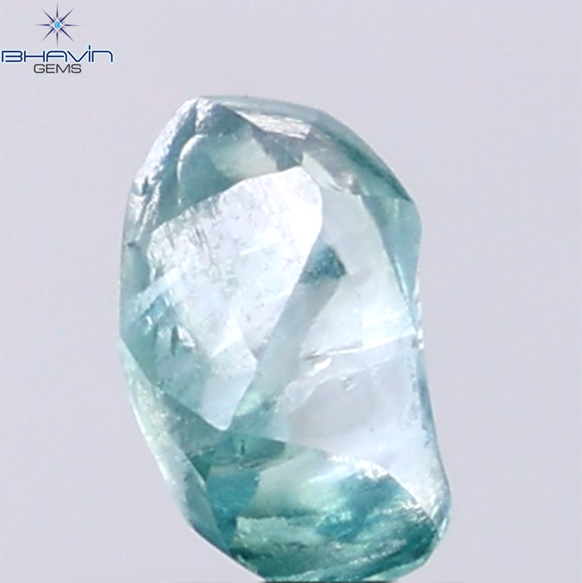 0.49 CT ラフシェイプ ナチュラル ダイヤモンド ピンク色 I3 クラリティ (4.90 MM)