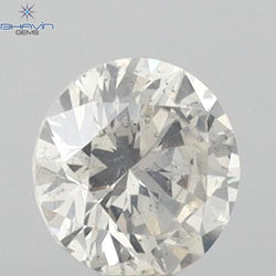0.29 CT Round Shape Natural Loose Diamond White Color SI1 Clarity (4.27 MM)