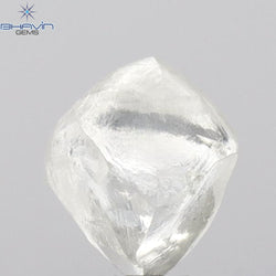 1.90 CT Rough Shape Natural Loose Diamond White (M) Color VS2 Clarity (6.51 MM)