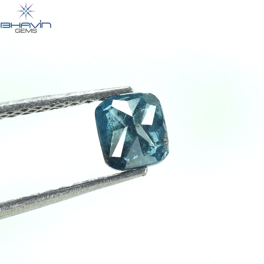 0.43 CT Cushion Diamond Natural Diamond Blue Diamond Clarity I3 (4.67 MM)