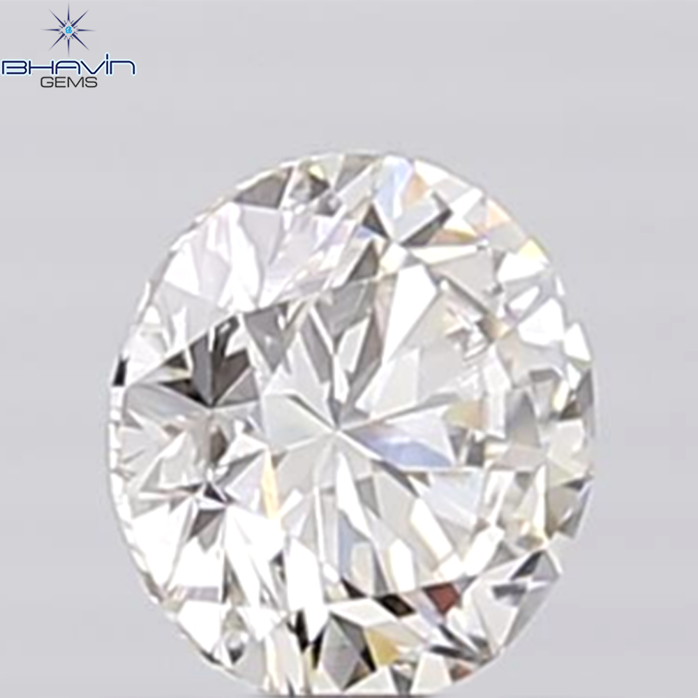0.44 CT ラフシェイプ ナチュラル ダイヤモンド ブラック グレー (ソルト アンド パッパー) カラー I3 クラリティ (4.95 MM)