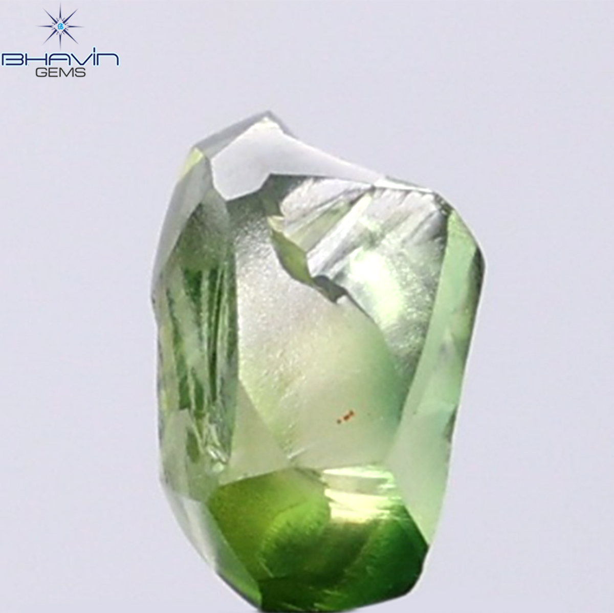 0.49 CT ラフシェイプ ナチュラル ダイヤモンド ピンク色 I3 クラリティ (4.90 MM)