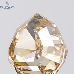 1.00 CT Heart Diamond Natural Brown Color VS2 Clarity (6.26 MM)