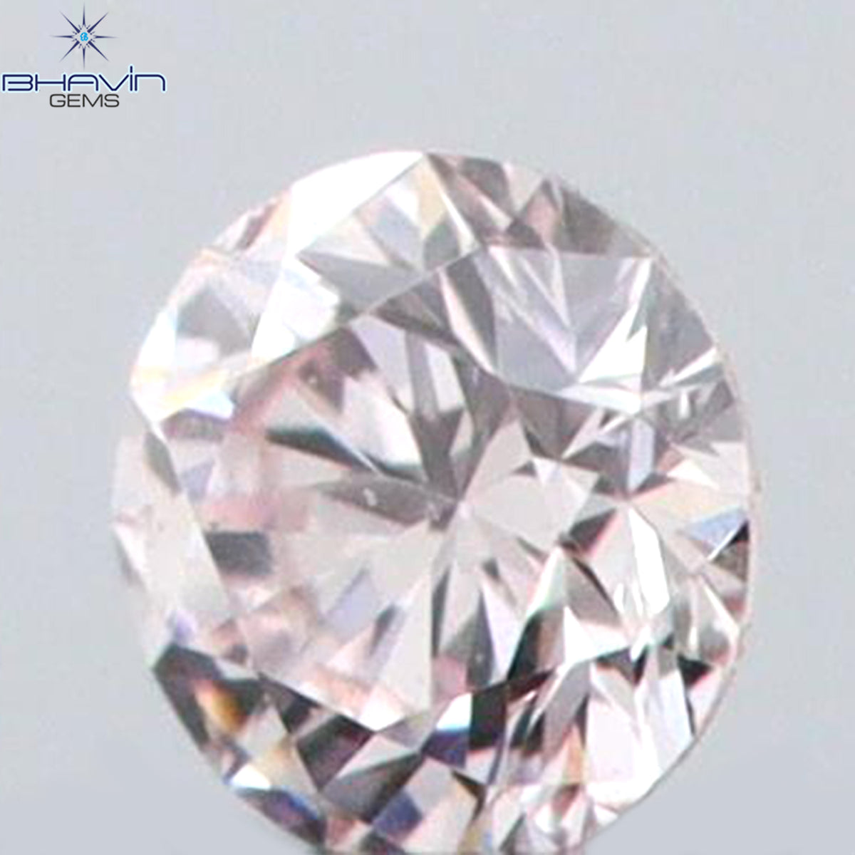 0.02 CT Round Shape Natural Diamond Pink (Argyle) Color VS2 Clarity (1.44 MM)