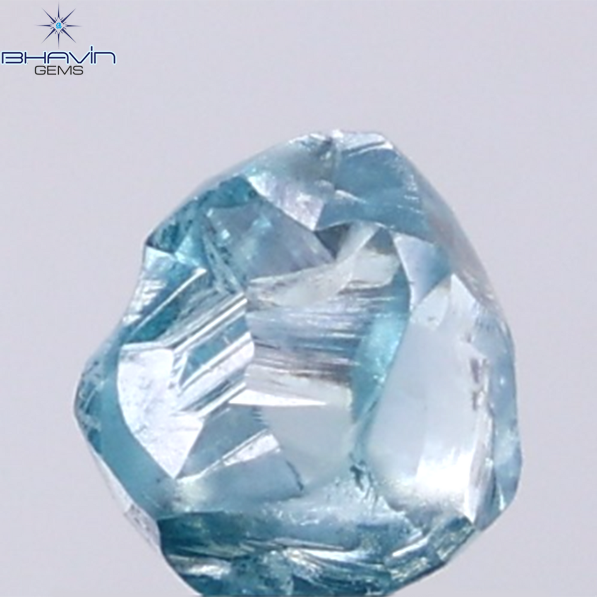 0.49 CT ラフシェイプ ナチュラル ダイヤモンド ピンク色 I3 クラリティ (4.90 MM)