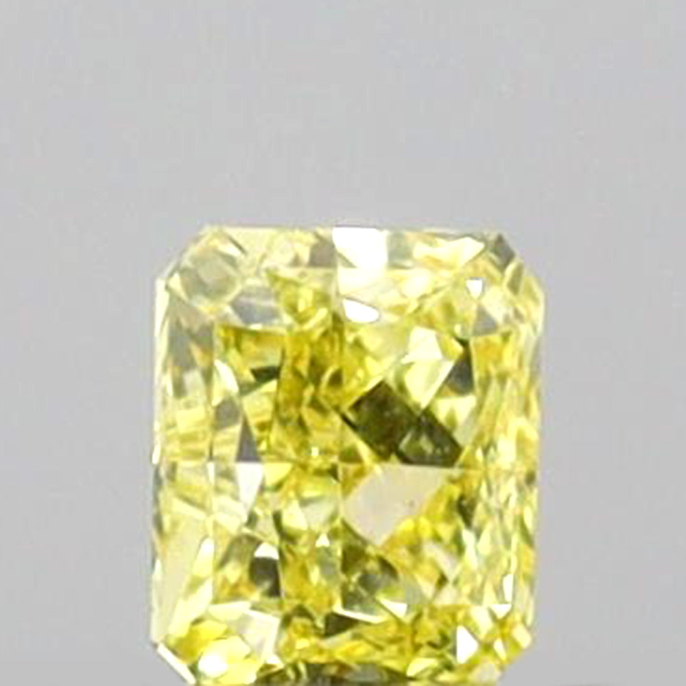 0.11 CT Radiant Shape Natural Diamond Yellow Color VS1 Clarity (2.83 MM)