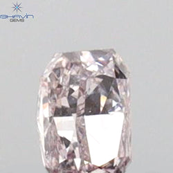 0.08 CT Radiant Shape Natural Diamond Pink Color SI1 Clarity (2.77 MM)