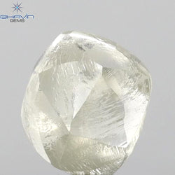 1.88 CT Rough Shape Natural Diamond White Color VS2 Clarity (6.80 MM)