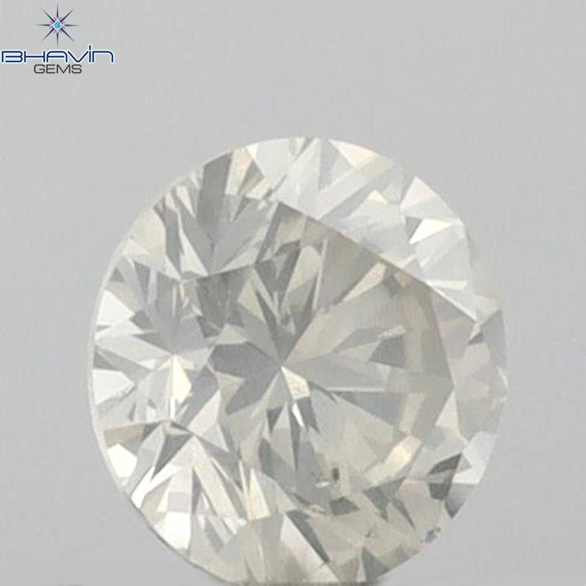 0.33 CT Round Shape Natural Loose Diamond White Color SI2 Clarity (4.37 MM)