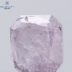0.33 CT Radiant Diamond Natural Pink Color I3 Clarity (4.05 MM)