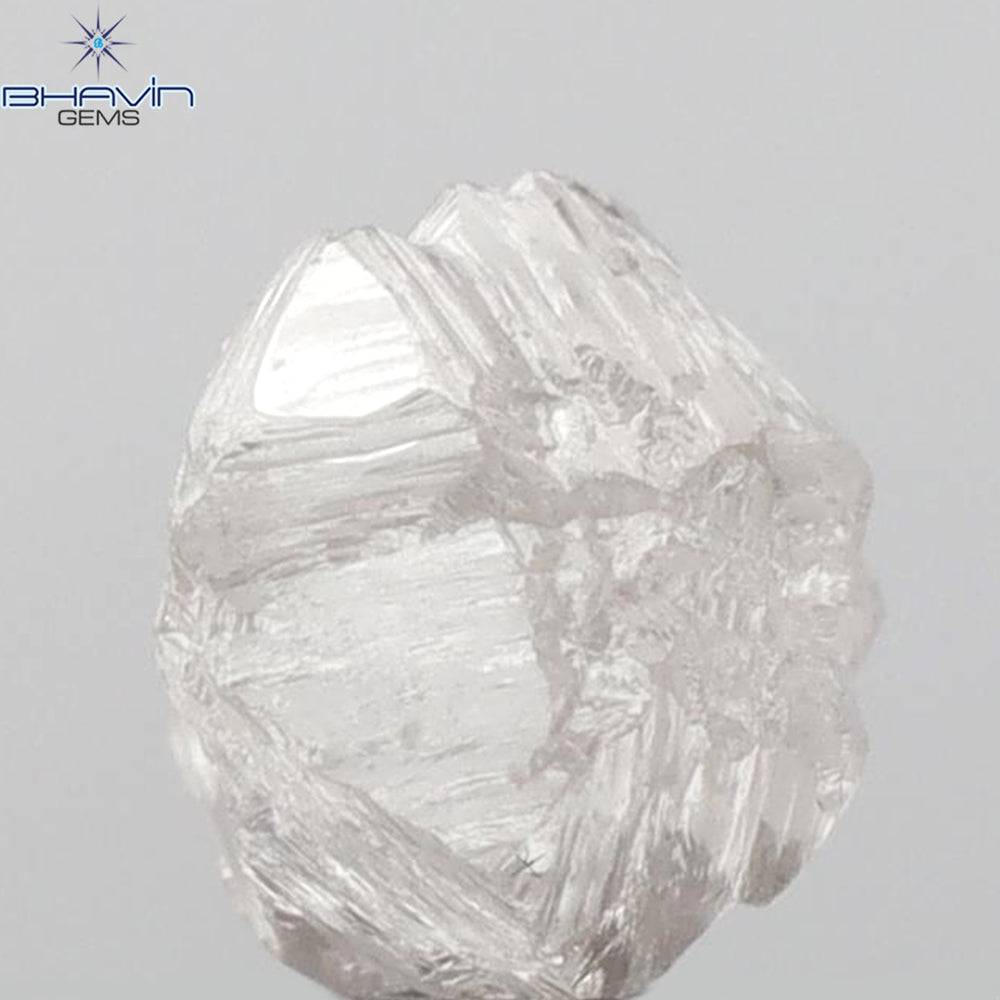 1.49 CT Rough Shape Natural Diamond Pink Color SI1 Clarity (5.83 MM)