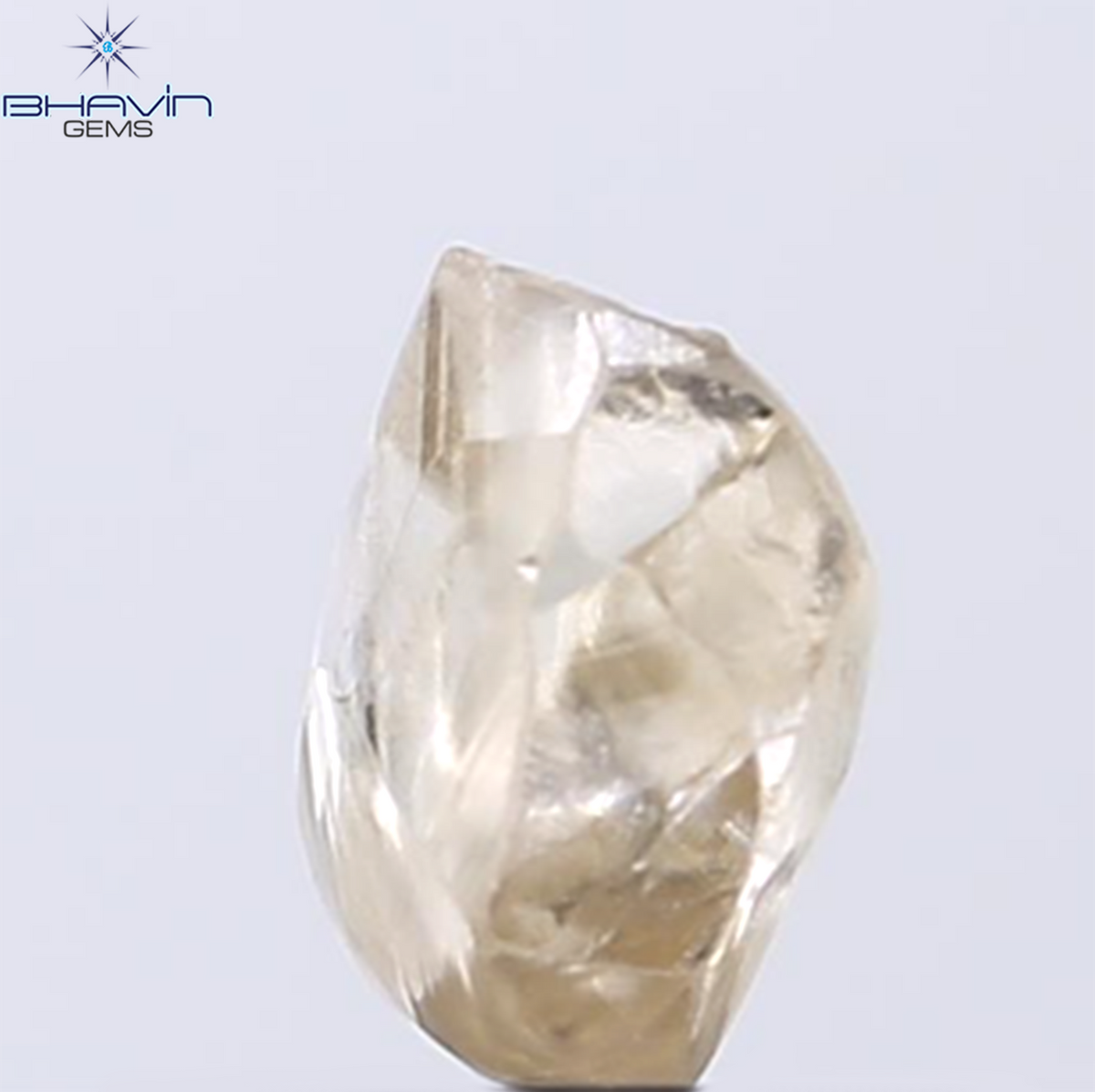 2.17 CT Natural Rough Diamond Brown Color Clarity VS (7.43 MM)