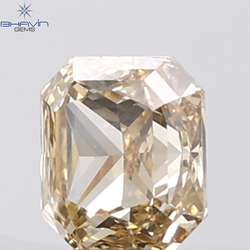 1.02 CT Radiant Natural Brown Diamond VS2 Clarity (5.61 MM)