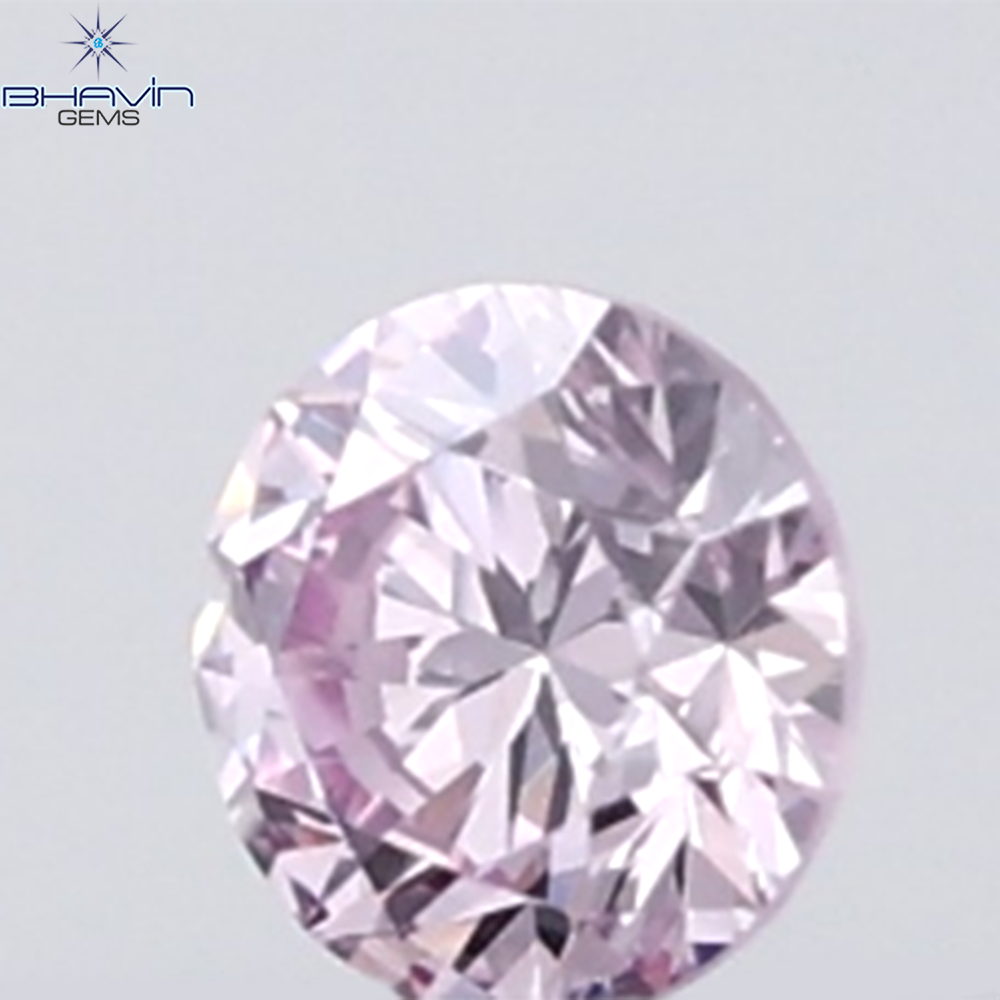0.05 CT Round Natural Diamond Pink (Argyle) Color VS-SI Clarity